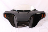 Talon Billets - BATWING FAIRING WINDSHIELD SUZUKI VL800K INTRUDER VOLUSIA 01-13 ABS PAINTED 6X9"