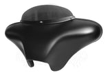 PRIMER BATWING FAIRING WINDSHIELD 4 KAWASAKI VULCAN 800A  6.5” HOLES ABS PLASTIC