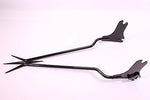 Talon Billets - Backrest Tall Sissy Bar Harley Touring Road King Street Electra Glide 97-08 New Black