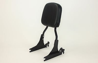 Talon Billets - SISSY BAR BACKREST BAGGER  PAD 4 HARLEY SOFTAIL HERITAGE CUSTOM DELUXE SPRINGER