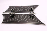 Talon Billets - Black Billet Footboard Floorboards Harley Touring Road King & Fl Softail 80-13