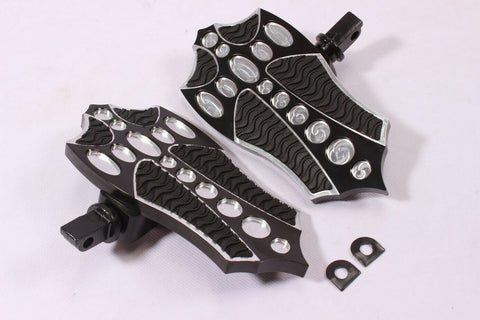 Talon Billets - FRONT FOOTPEGS FOOTBOARDS FLOORBOARDS PEGS FOOT REST SUZUKI Boulevard M95