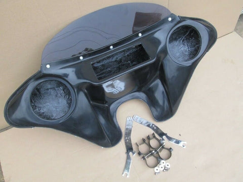 Talon Billets - PAINTED BATWING WINDSHIELD FAIRING 4 HARLEY Softail Custom Deuce Blackline