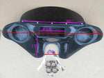 Talon Billets - PAINTED BATWING WINDSHIELD FAIRING 4 HARLEY Softail Custom Deuce Blackline