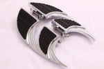 Talon Billets - FOOTPEGS FOOTBOARDS FLOORBOARDS PEGS BOARDS REST HARLEY TOURING ROAD KING GLIDE