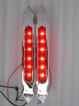 Talon Billets - BAGGER 9" TAILLIGHTS LIGHTS BLINKERS TAIL LIGHT FENDER  BRAKE SIGNAL SADDLEBAGS