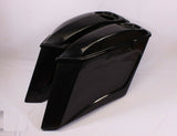 Talon Billets - 6" HARLEY  EXTENDED STRETCHED SADDLEBAGS w LIDS TOURING STREET GLIDE ROAD FL