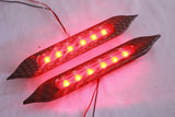 Talon Billets - Carbon Harley DAVIDSON Touring INDIAN Rear STOP LedLights BLINKERS Taillight