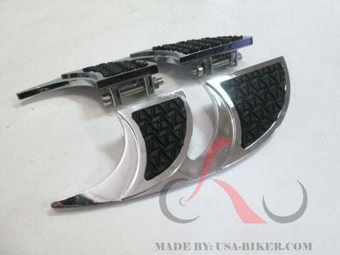 Talon Billets - FOOTPEGS FLOORBOARDS FOOTBOARDS BOARDS PEGS FOOTREST HARLEY TOURING FL SOFTAIL