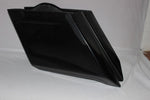 Talon Billets - 8" Stretched Saddlebags Lids Fender TOURING HARLEY ROAD KING GLIDE 1993-2008