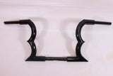 Talon Billets - APE HANGER HANDLEBARS 14" FOR HARLEY SPORTSTER SOFTAIL FAT BOY BLACK