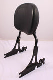 Talon Billets - BACKREST SISSY BAR PAD 4 HARLEY DAVIDSON SOFTAIL FATBOY FXST FXSTB FXSTS BLACK