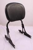 Talon Billets - BACKREST SISSY BAR PAD 4 HARLEY DAVIDSON SOFTAIL FATBOY FXST FXSTB FXSTS BLACK