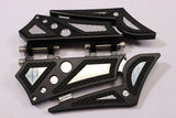 Talon Billets - FOOTPEGS FLOORBOARDS FOOTBOARDS BOARDS PEGS REAR HARLEY TOURING FLT ROAD GLIDE