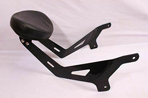 Talon Billets - BLACK YAMAHA STAR STRYKER FIXED MOUNT SHORT BLACK BACKREST UPRIGHT & CUSTOM