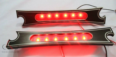 Talon Billets - Bagger Harley lights Harley Touring Glide Led Taillight Saddlebags Fender FL