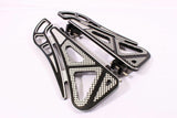 Talon Billets - FOOPEGS FLOORBOARDS FOOTBOARDS PEGS BOARD REAR HARLEY TOURING ROAD KING GLIDE