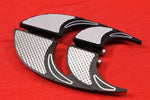 Talon Billets - REAR FOOTPEGS FOOTBOARDS FLOORBOARDS PEGS BOARDS TOURING ROAD GLIDE FL SOFTAIL