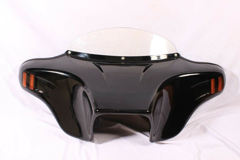 Talon Billets - BATWING FAIRING WINDSHIELD HONDA VT1100 SHADOW SABRE 00-08 6X9" SPEAKER PAINTED