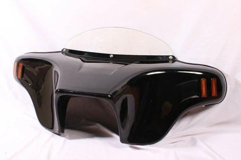 Talon Billets - BATWING FAIRING WINDSHIELD KAWASAKI VN1500 CLASSIC 1996-2005 6X9" SPKRS HOLES