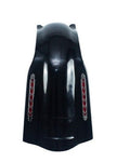 Talon Billets - FD7 GC + LAL2 XI NHUA BAGGER 4" COVER OVERLAY 4 REAR FENDER HARLEY TOURING ROAD KING STREET ELECTRA