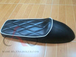 Talon Billets - USA-BIKER Cafe racer FRP Fiberglass Seat w/ PAD 4 Yamaha Honda Kawasaki Suzuki