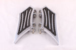 Talon Billets - Billet Foot Board Floorboards Passenger Rear 4 Harley Touring Fl Softail