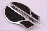 Talon Billets - Black Billet Footboard Floorboards Foot Board Harley Touring Road King Street Fl