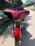 Talon Billets - BATWING FAIRING WINDSHIELD Harley FLD Dyna Switchback 4X5" SPEAKERS BAGGER FIBER