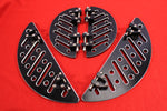 Talon Billets - Foot Board Footboards & Passenger Floorboards Harley Touring Fl Softail Deluxe