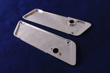 Talon Billets - Chrome Billet CNC Alu Saddlebags Latch Cover Face Touring Street Glide 93-13