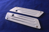 Talon Billets - Chrome Billet CNC Aluminum  Saddlebags Latch Cover Face 4 Harley Touring 93-13