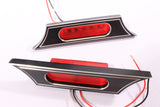 Talon Billets - LA15 BLACK Bagger Harley Touring Road king Softail light Led Taillight Saddlebags Fender