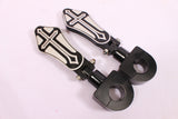 Talon Billets - GC2 25.4 ANOD Foot Pegs Mount 4 Harley 1" Engine Guard Crash Highway Bar Touring