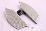 Talon Billets - REAR FOOT PEG MINI FLOORBOARDS MALE MOUNT 4 HARLEY TOURING ROAD KING STREET