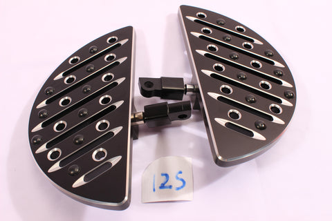 Talon Billets - REAR FOOT PEG MINI FLOORBOARDS MALE MOUNT 4 HARLEY SOFTAIL LO HERITAGE DELUXE