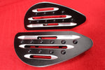 Talon Billets - FOOTPEGS FLOORBOARDS FOOTBOARDS FOOT PEGS FRONT HARLEY TOURING T FLST FLHT 80-UP