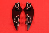 Talon Billets - Rear Passenger Billet Footboard Floorboards Harley Touring &Fl Softail 80-13