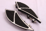 Talon Billets - Billet Foot Board Floorboards Passenger Rear 4 Harley Touring Softail Road King