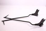 Talon Billets - Y17 Tall A3 Black Bagger Backrest Sissy Bar 4 Harley Touring Road King Street Electra Glide 97-08