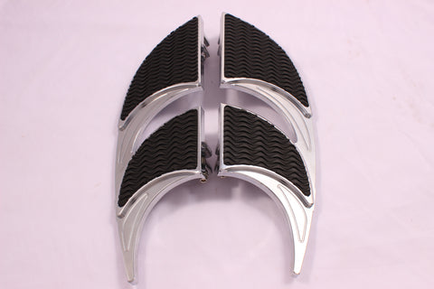 Talon Billets - Billet Footboard Floorboards Foot Board Harley Touring Road King Street Glide