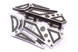 Talon Billets - Rear Passenger Billet Footboard Floorboards Harley Touring &Fl Softail 80-13