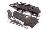 Talon Billets - Rear Passenger Billet Footboard Floorboards Harley Touring &Fl Softail 80-13