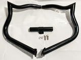 CL2-9R BLACK NEW ENGINE GUARD HIGHWAY CRASH BAR 4 HARLEY TOURING ROAD KING ULTRA ULTRA 98-08