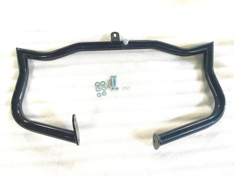 Black Highway Bars Engine Guard Crash 4 1986-99 Harley Heritage Softail Fatboy 1