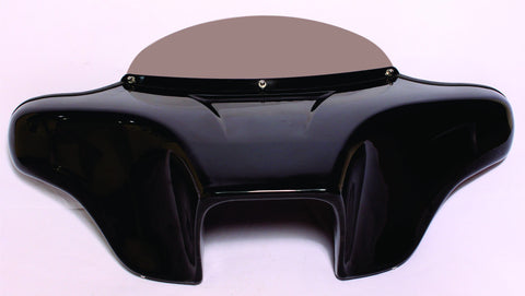 Talon Billets - HARLEY BATWING FAIRING WINDSHIELD 4X5" TOURING ROAD KING PAINTED DOUBLE DIN