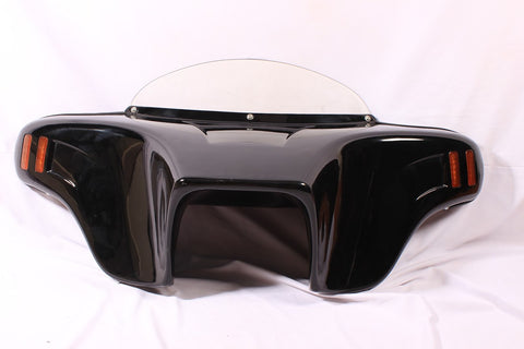 Talon Billets - BATWING WINDSHIELD FAIRING SUZUKI BOULEVARD C50 C50T 05-UP VIVID PAINTED AMBER