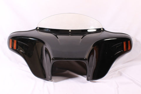 Talon Billets - BATWING WINDSHIELD FAIRING 4 SUZUKI BOULEVARD C50 C50T 05-UP 6X9" HOLES PAINTED