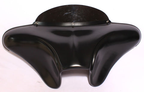 Talon Billets - PRIMER Batwing Fairing Windshield 4 Yamaha Vstar 650/1100 Custom 6.5" SPKS HOLE