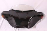 Talon Billets - Unpainted Batwing Fairing Windshield Harley FLD Dyna Switchback 4X5” Holes